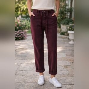 [363] Paige Women's Burgundy Pants